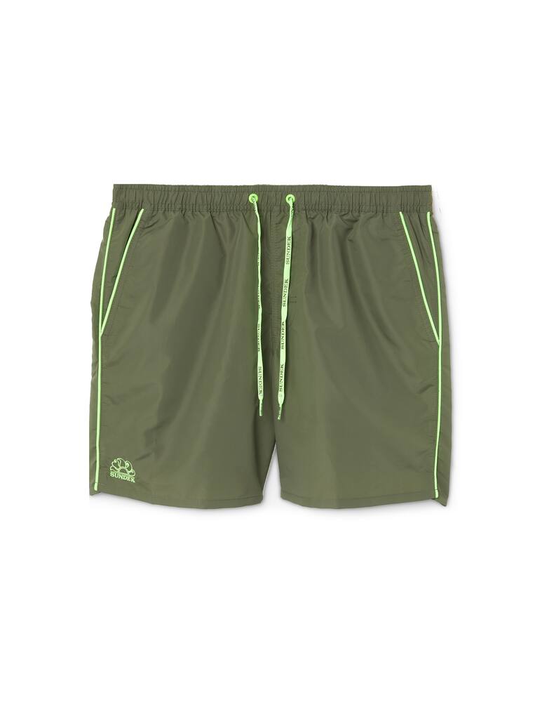 rinascente Sundek Pipin long swim short with laces