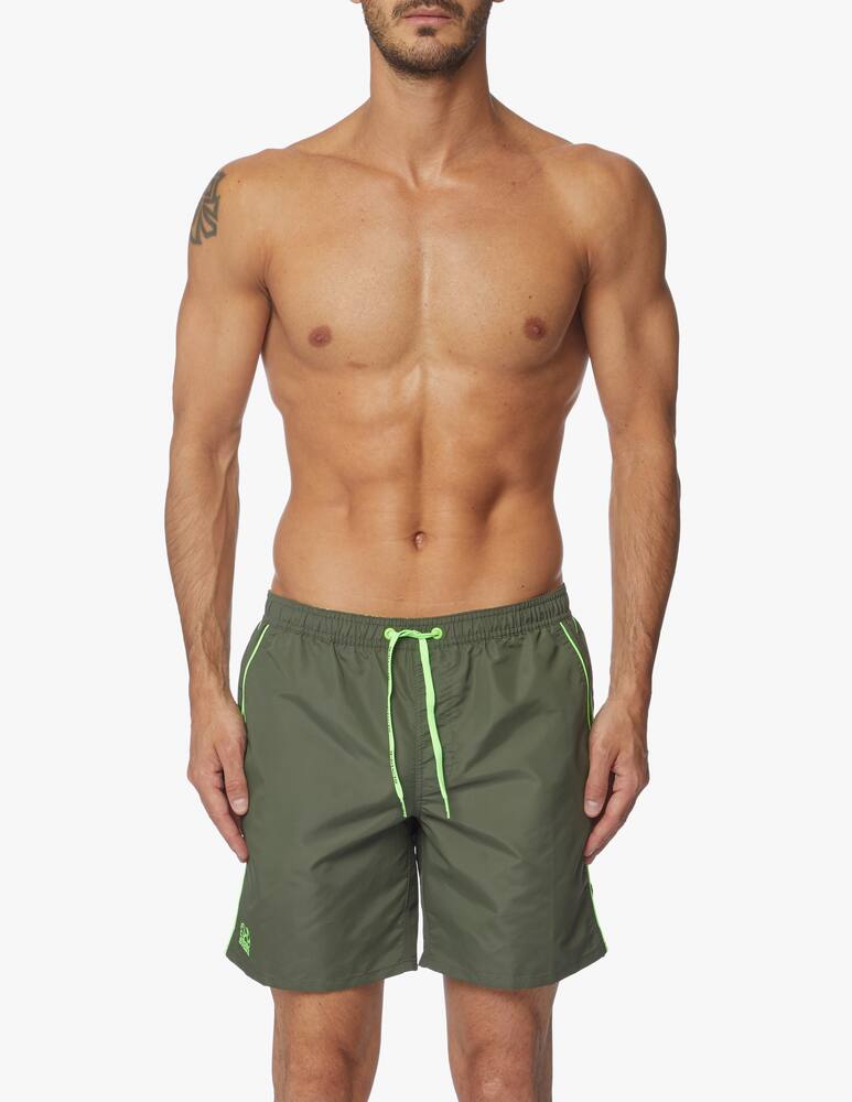 rinascente Sundek Pipin long swim short with laces