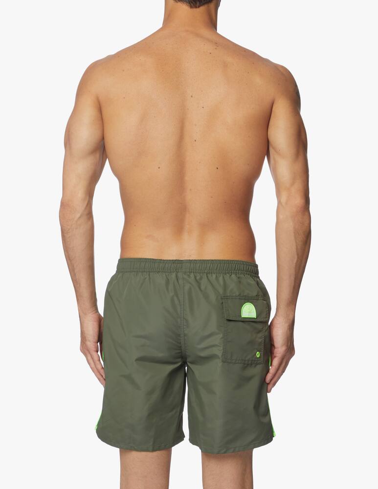 rinascente Sundek Pipin long swim short with laces