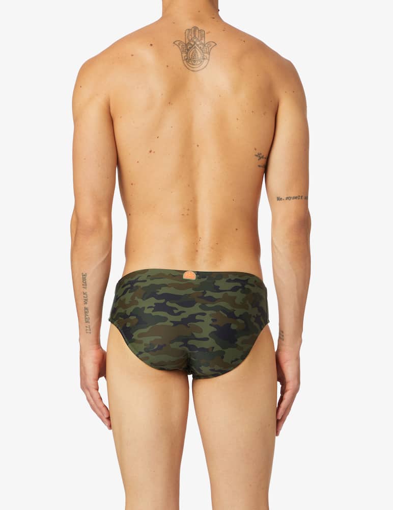 rinascente Sundek Camu rainbow swim brief - multi