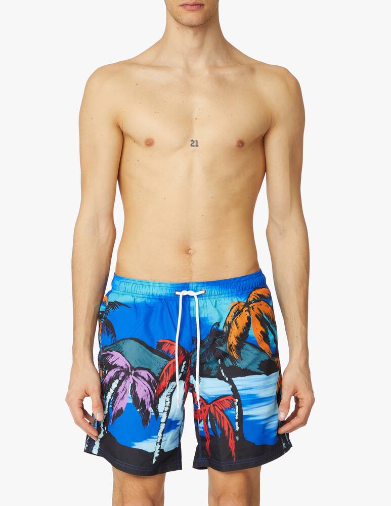 rinascente Sundek Palms multi swimshorts - multi