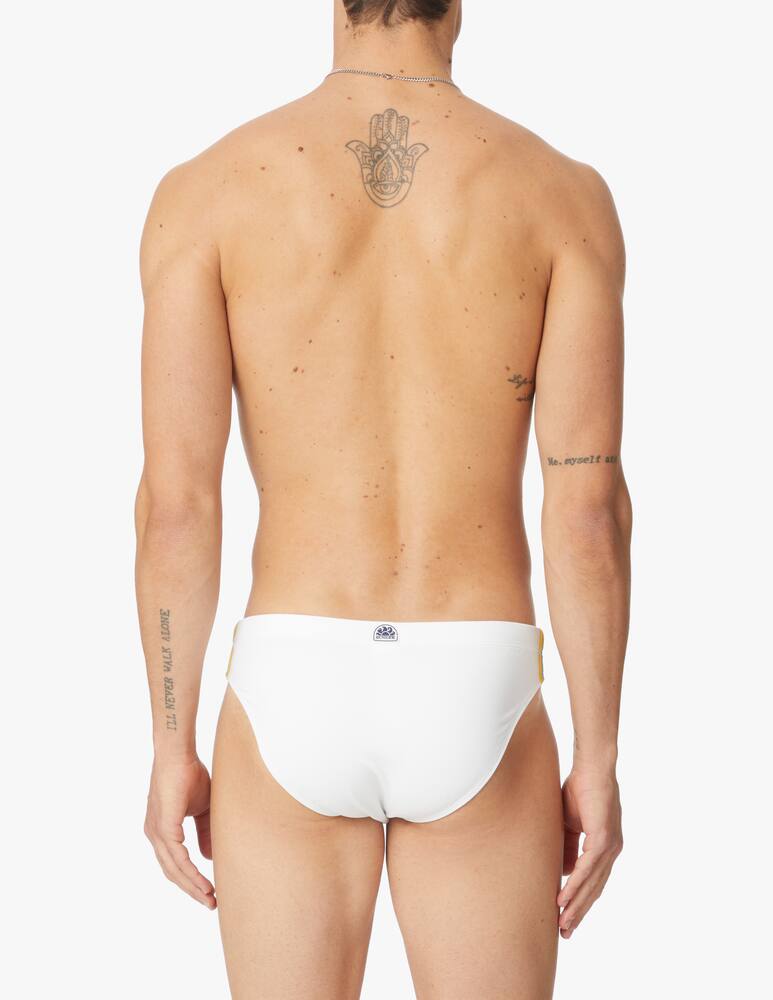 rinascente Sundek Costume slip basso arcobaleno - bianco