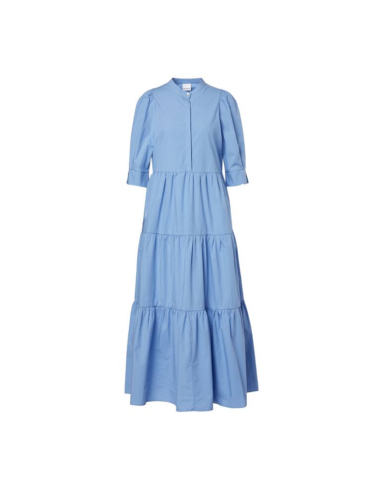 rinascente Sundek Flowy maxi dress - light blue