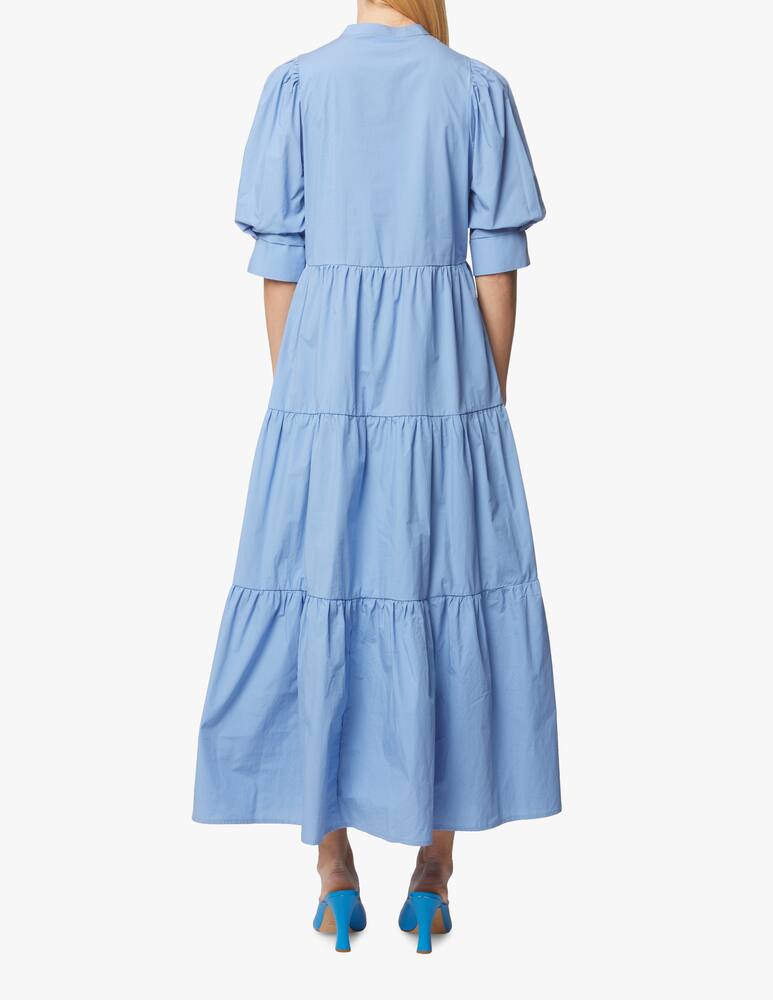 rinascente Sundek Flowy maxi dress - light blue