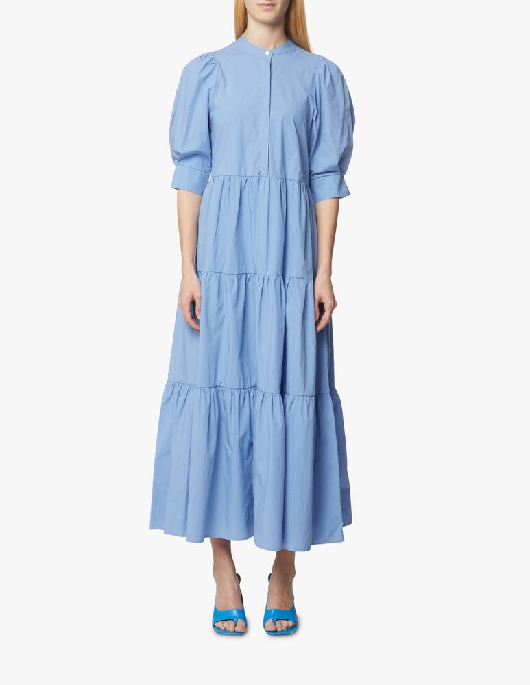 rinascente Sundek Flowy maxi dress - light blue