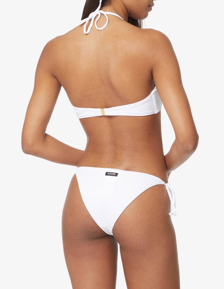 rinascente Sundek Laces bikini top - white
