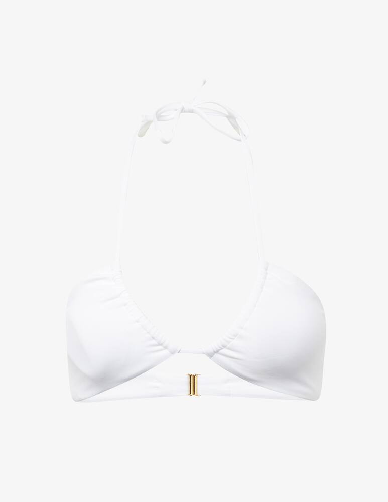 rinascente Sundek Laces bikini top - white