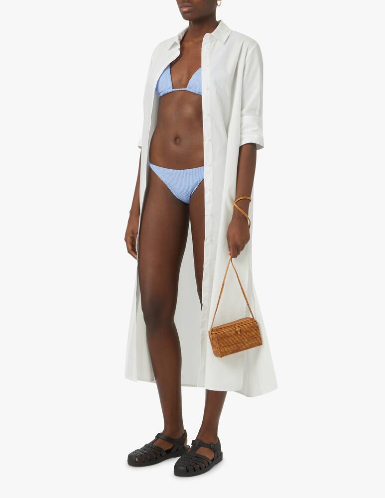 rinascente Sundek High leg bikini bottom - light blue