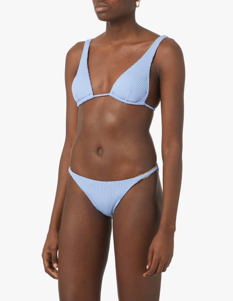 rinascente Sundek High leg bikini bottom - light blue