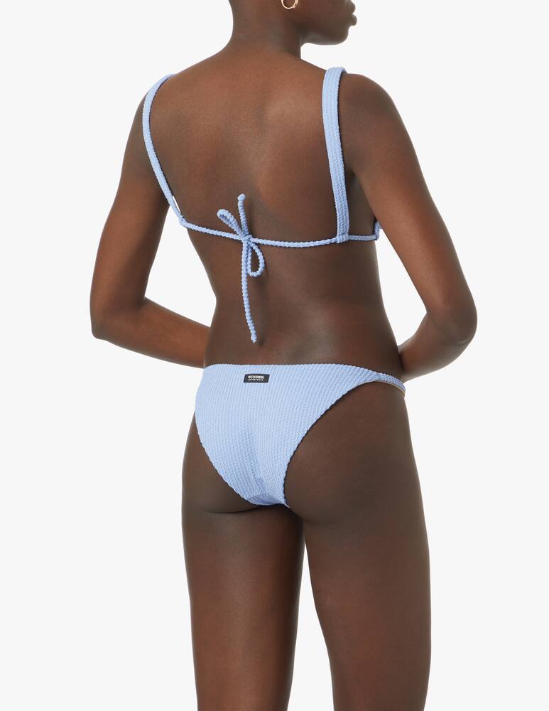 rinascente Sundek High leg bikini bottom - light blue