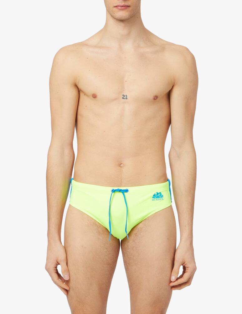 rinascente Sundek High rainbow swim brief - light blue