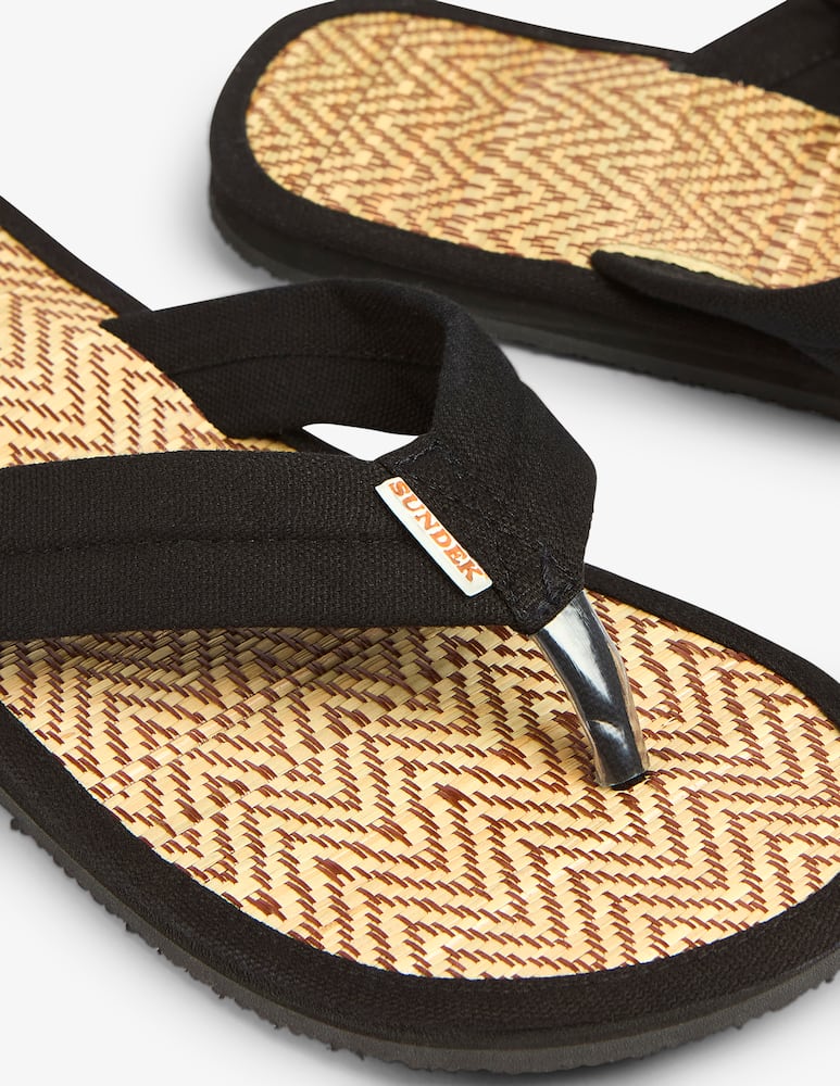 rinascente Sundek Heritage paglia flip flops