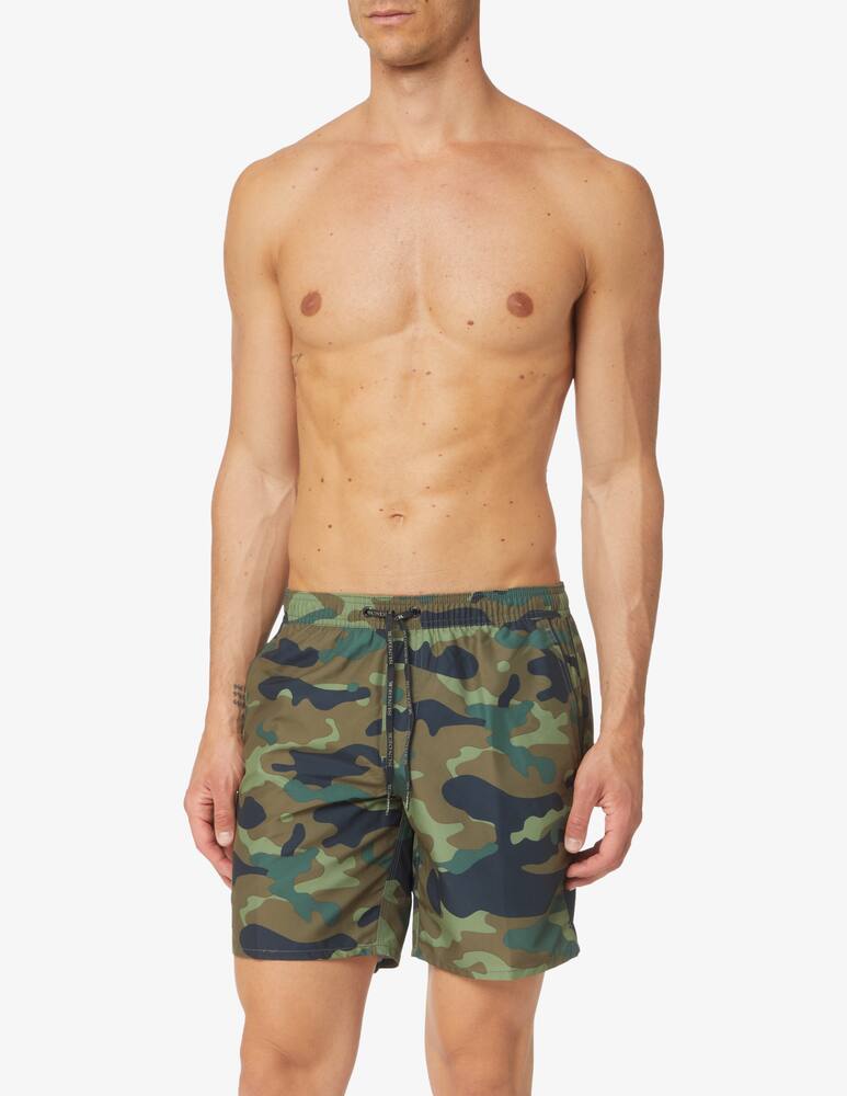 rinascente Sundek Costume boxer lungo camu piping - multicolor