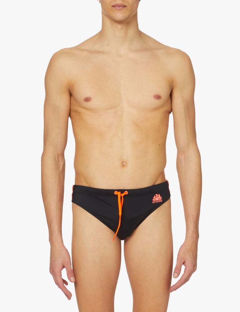 rinascente Sundek Low rainbow swim brief - black