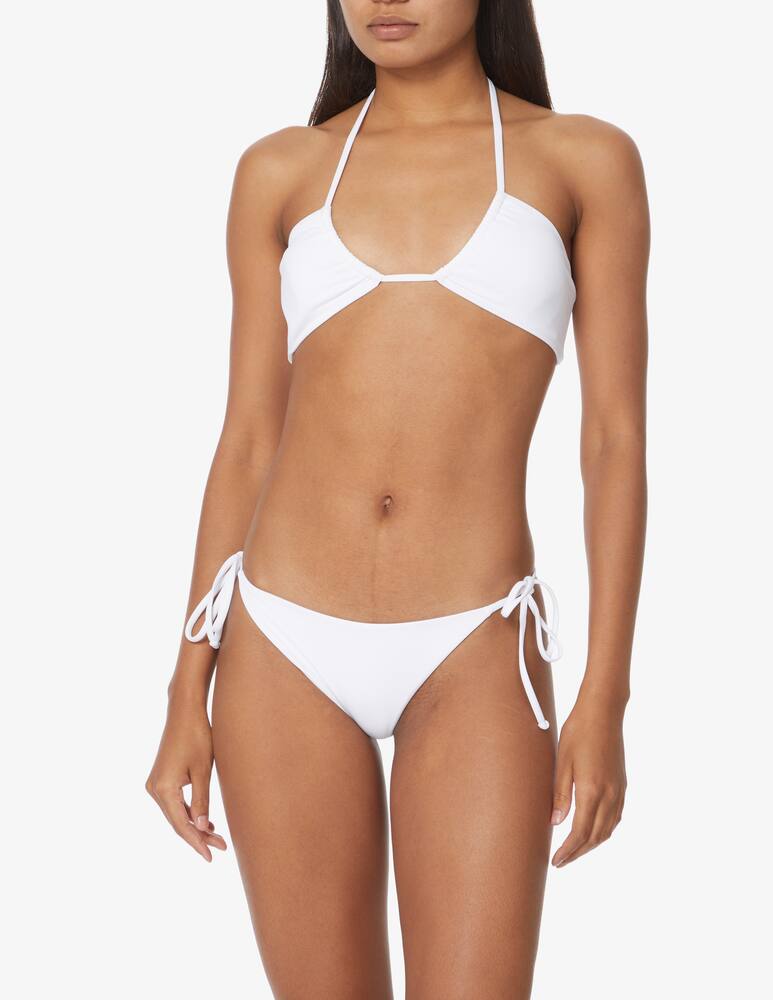 rinascente Sundek Slip bikini con lacci Anita - bianco