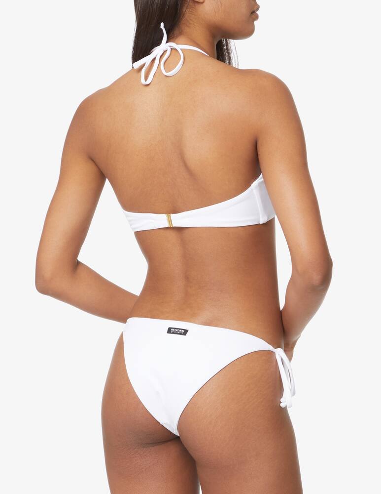 rinascente Sundek Slip bikini con lacci Anita - bianco