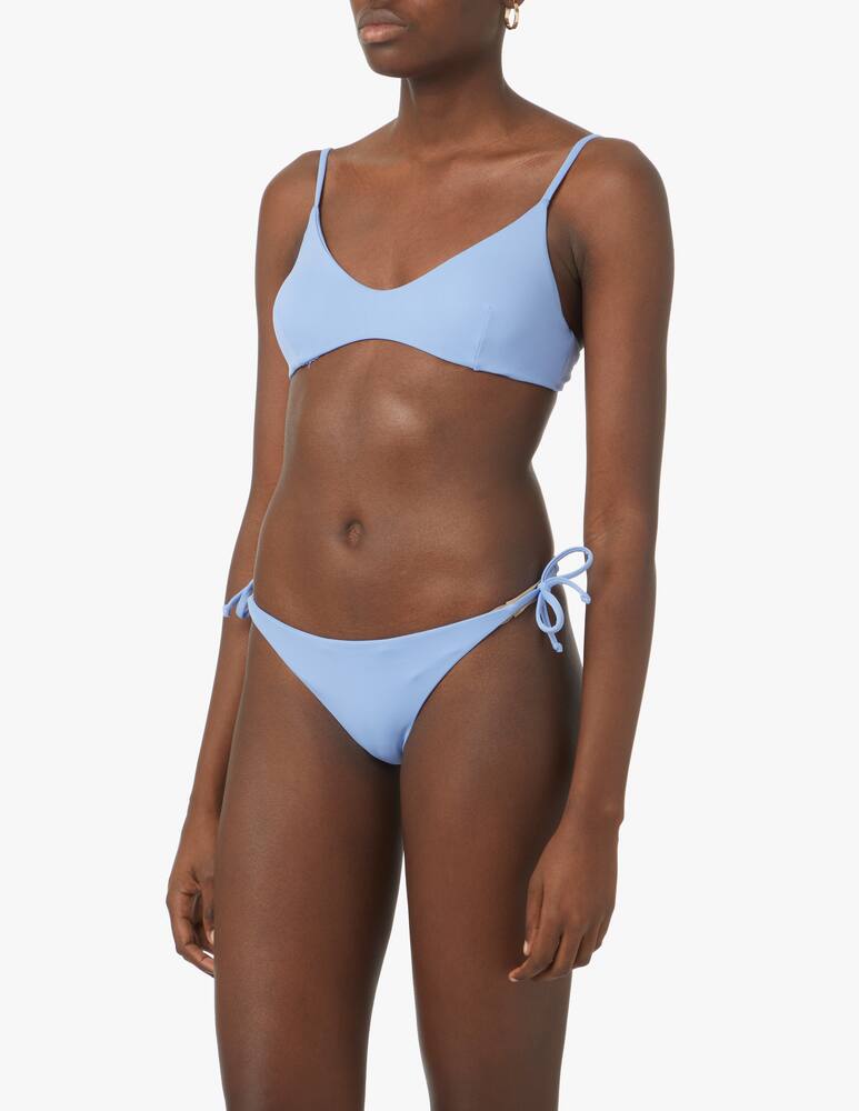 rinascente Sundek Waikiki laces bikini bottom - light blue