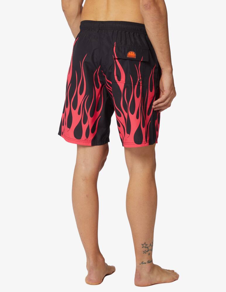 Sundek Acid flame print boardshort swimshorts - picture 3 Sundek Acid flame print boardshort swimshorts - picture 3
