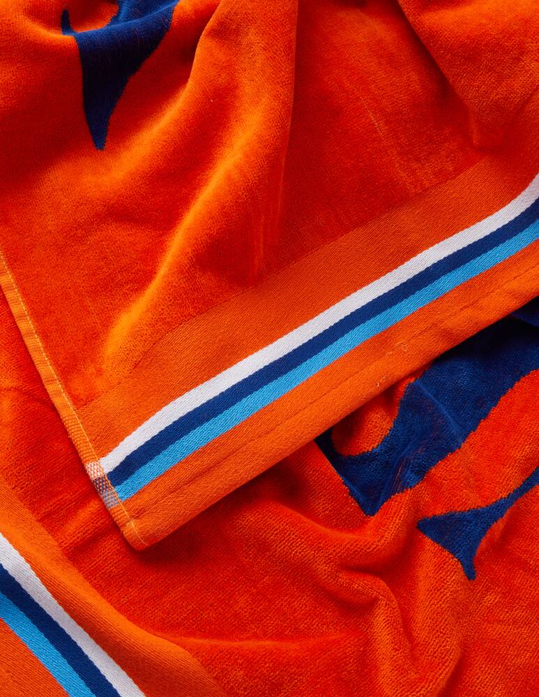 rinascente Sundek Jacquard logo beach towel