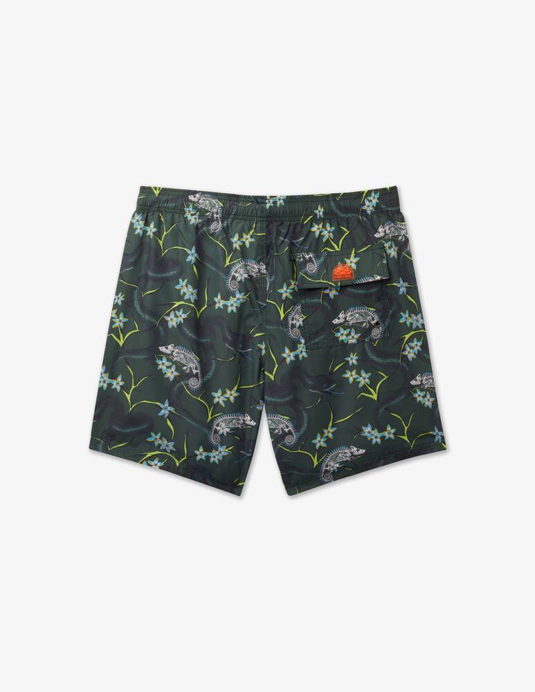 rinascente Sundek Costume lungo stampe hidden snake