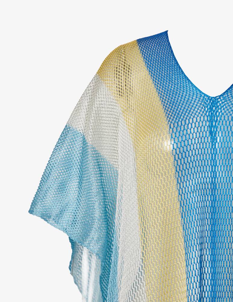 rinascente Sundek Abito copricostume caftano con scollo a V toile de jouy 