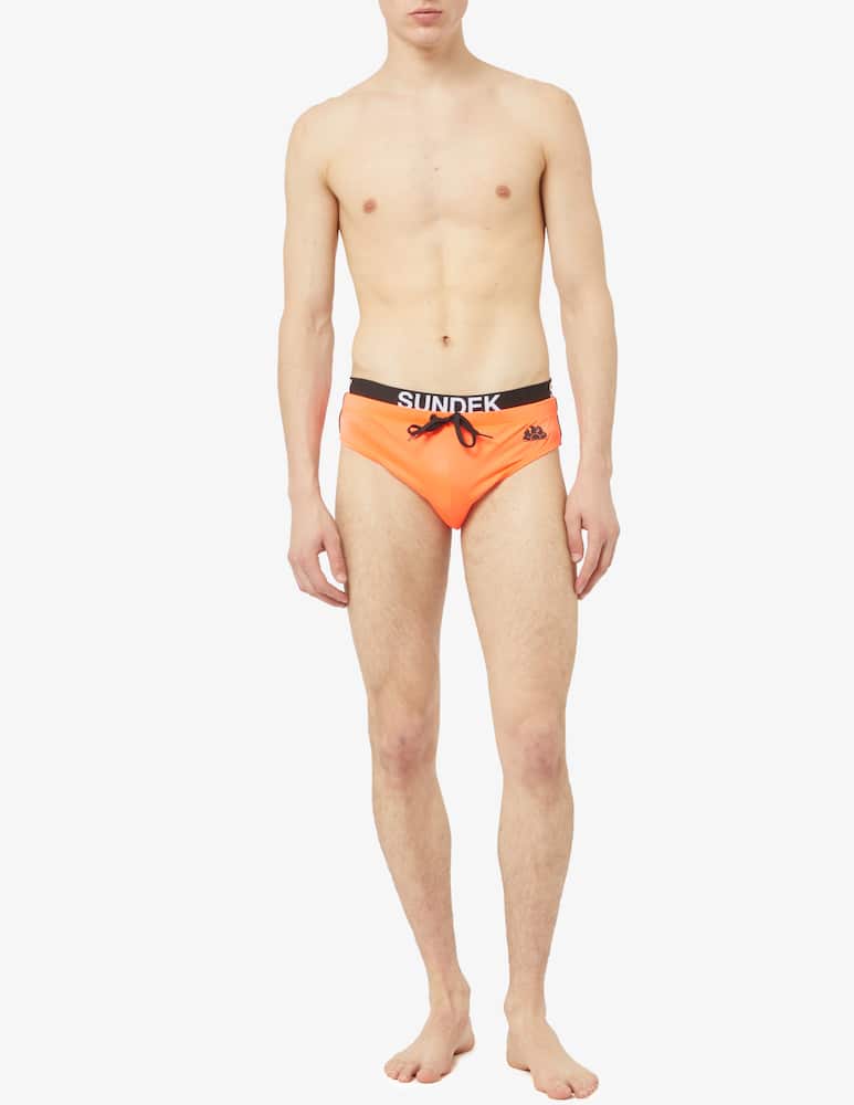 rinascente Sundek Brief swimsuit waist logo