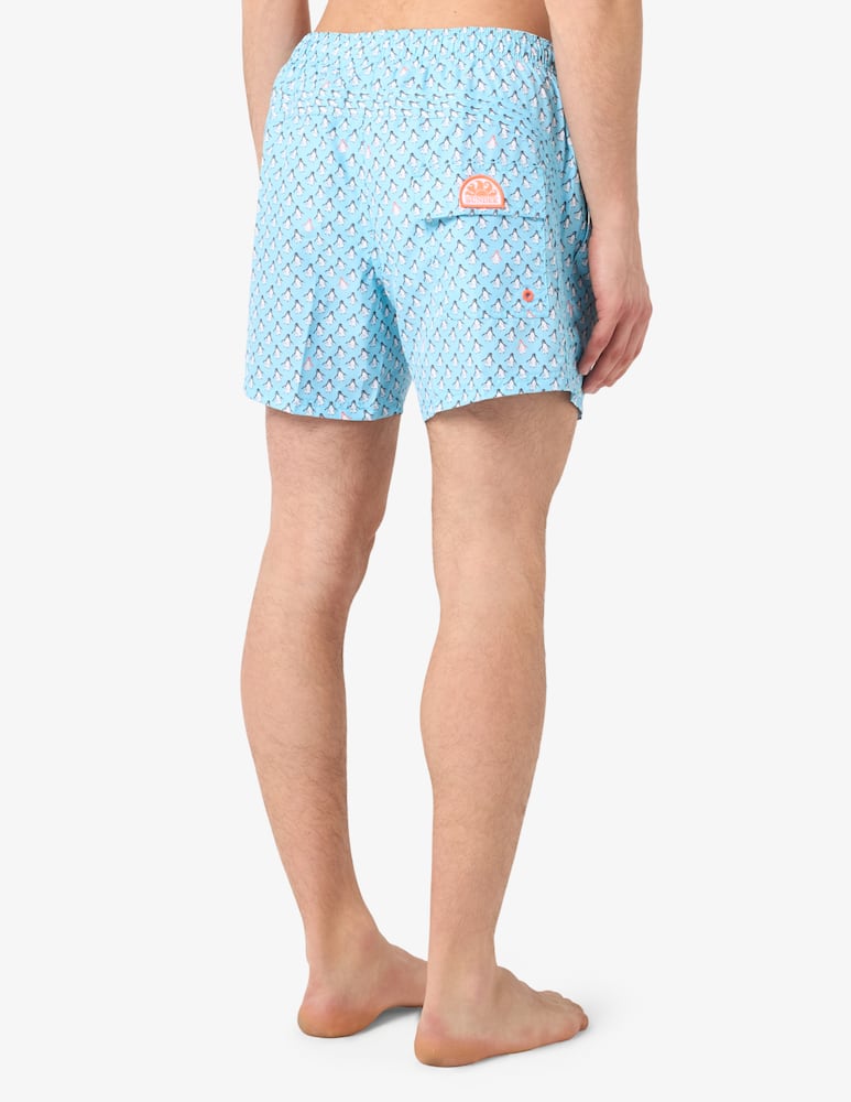 rinascente Sundek Boxer mare stampa pinguini