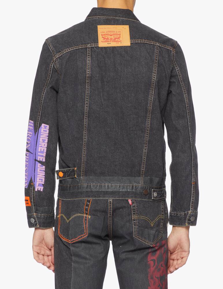 rinascente Heron Preston Trucker jacket black wash