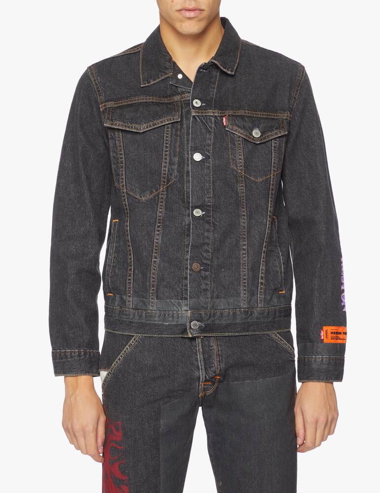 rinascente Heron Preston Trucker jacket black wash