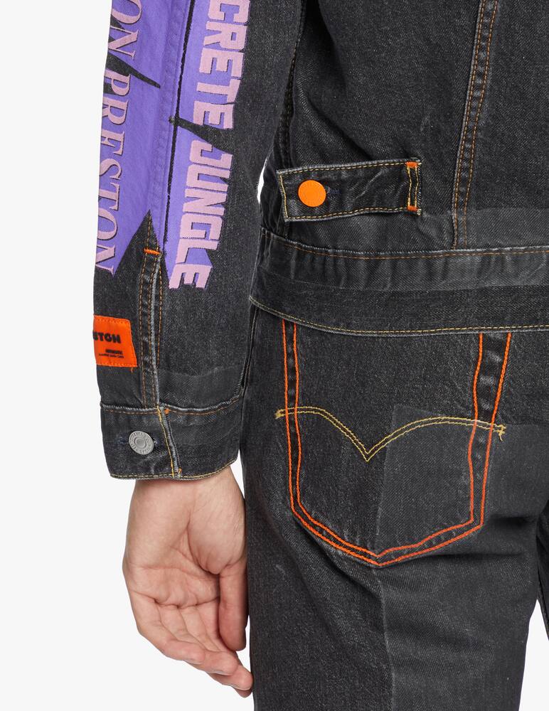 rinascente Heron Preston Trucker jacket black wash