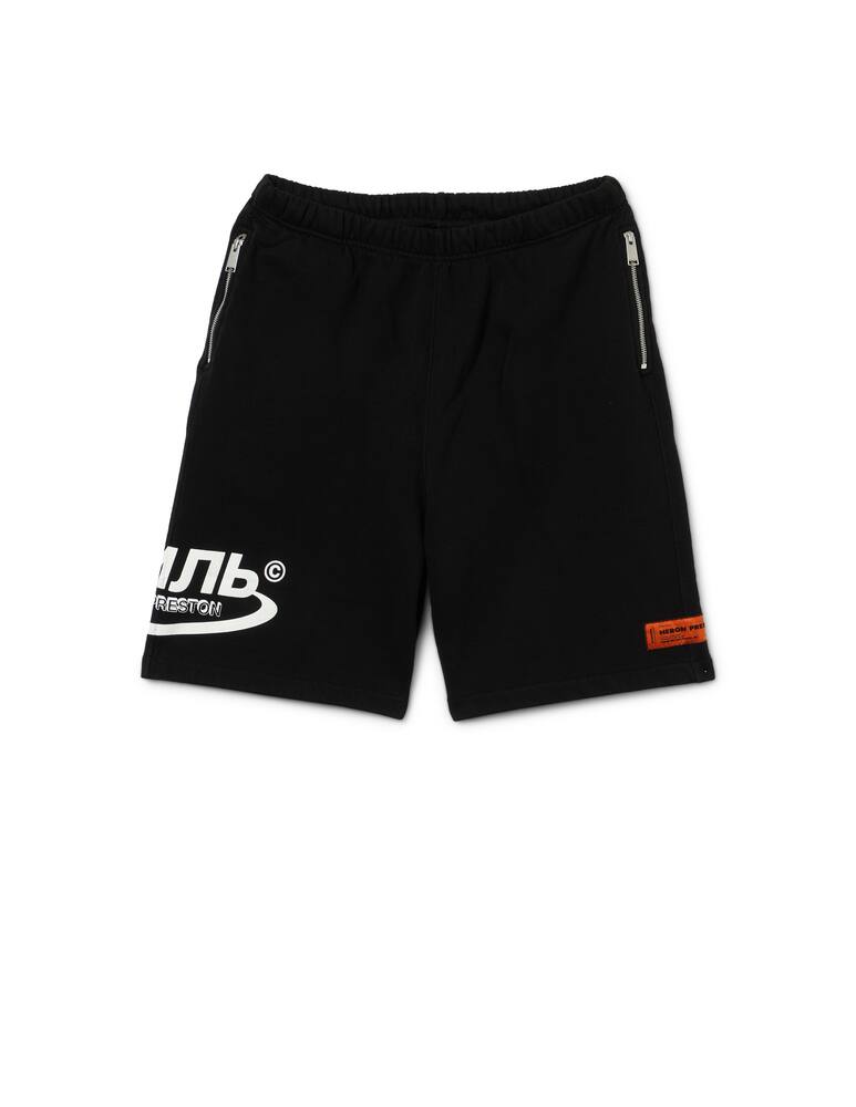 rinascente Heron Preston Bicolor cotton sweat shorts