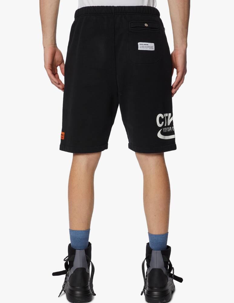 rinascente Heron Preston Bicolor cotton sweat shorts