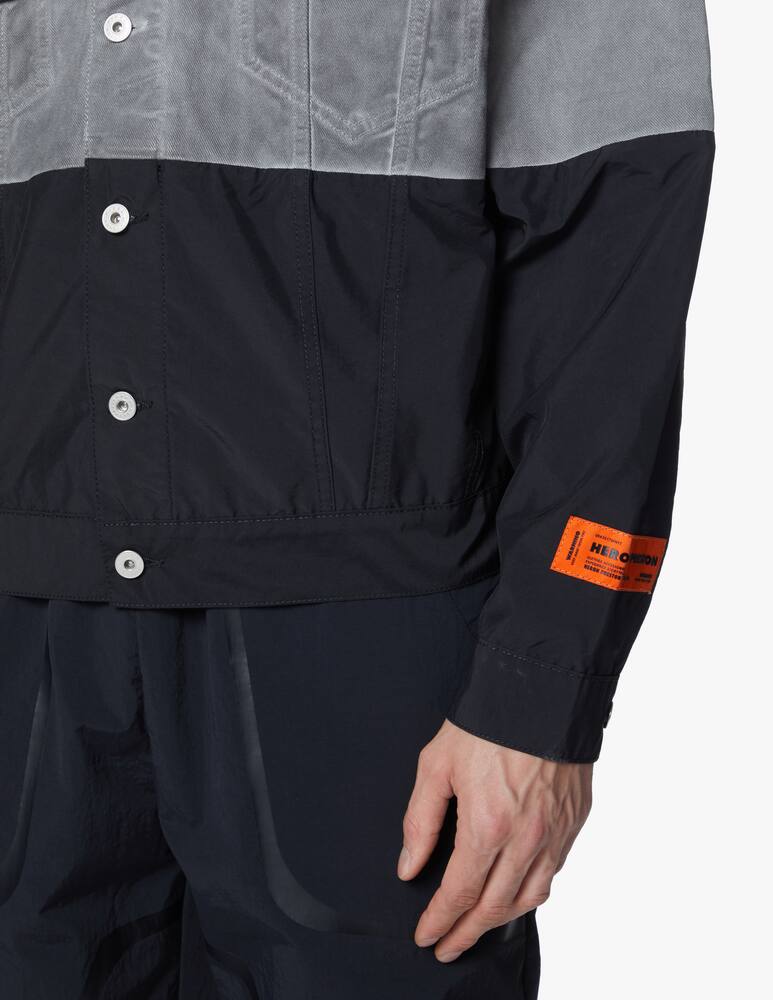 Heron Preston Nylon over trucker denim jacket - picture 4 Heron Preston Nylon over trucker denim jacket - picture 4