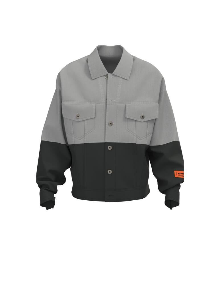 Heron Preston Nylon over trucker denim jacket - picture 5 Heron Preston Nylon over trucker denim jacket - picture 5