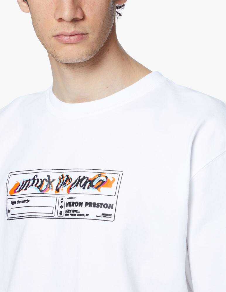 rinascente Heron Preston T-shirt con stampa