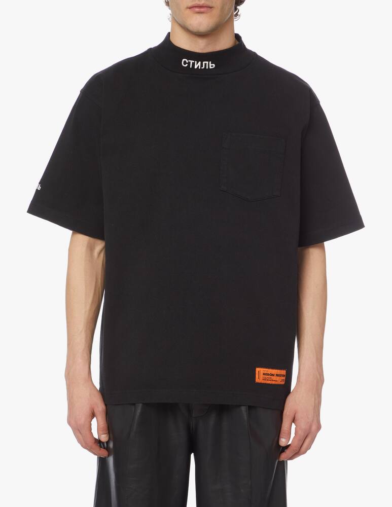 rinascente Heron Preston Dolcevita con tasca in misto cotone