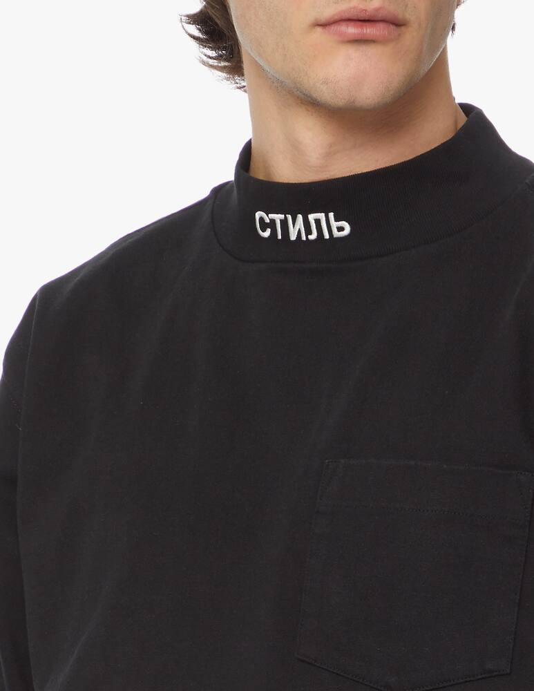 rinascente Heron Preston Dolcevita con tasca in misto cotone