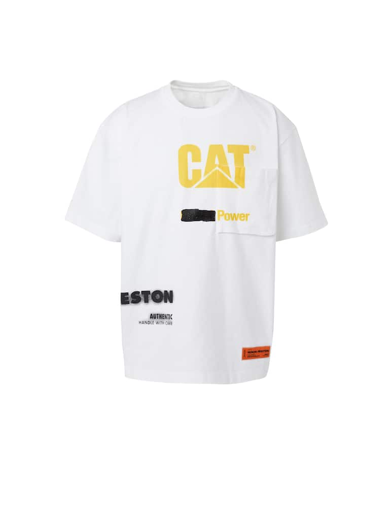 rinascente Heron Preston Cat pocket cotton t-shirt