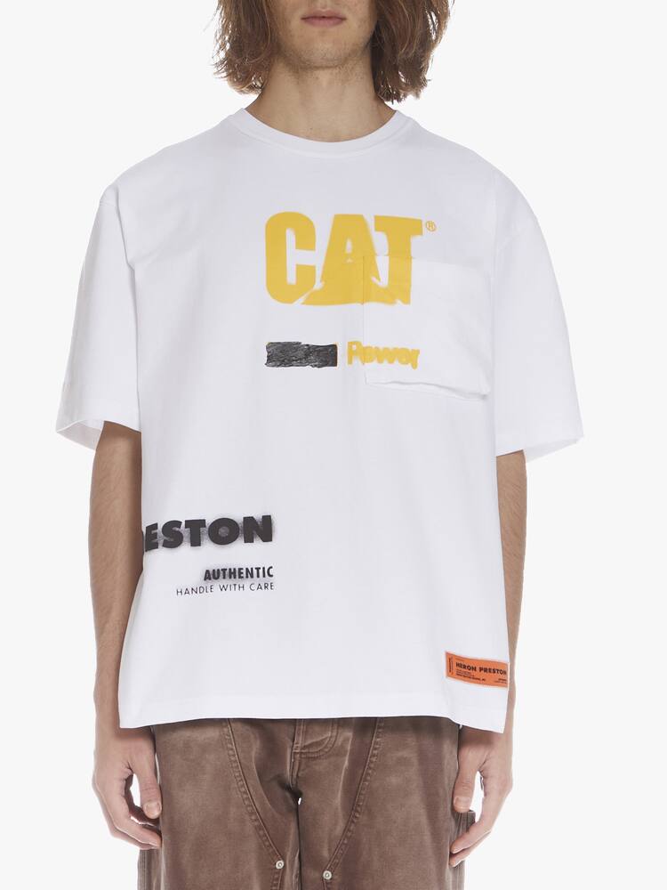 rinascente Heron Preston Cat pocket cotton t-shirt