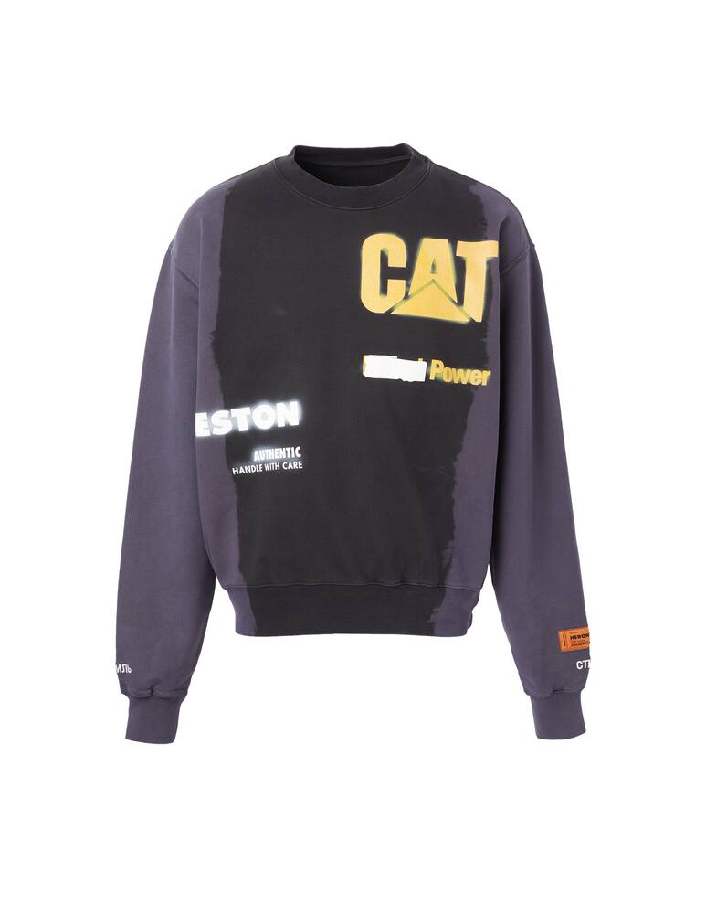 rinascente Heron Preston Felpa girocollo cat in misto cotone