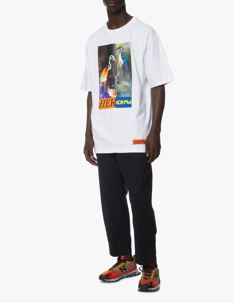 rinascente Heron Preston Tee os split light herons 