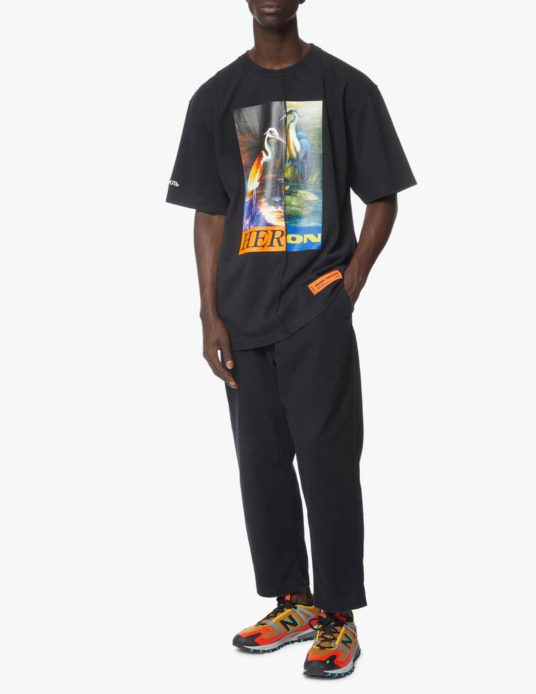 rinascente Heron Preston Maglietta girocollo os split light herons