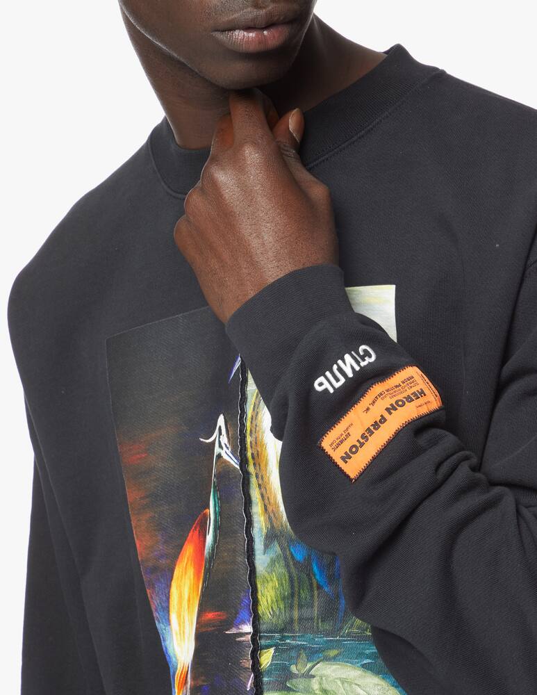 rinascente Heron Preston Crewneck split light herons 