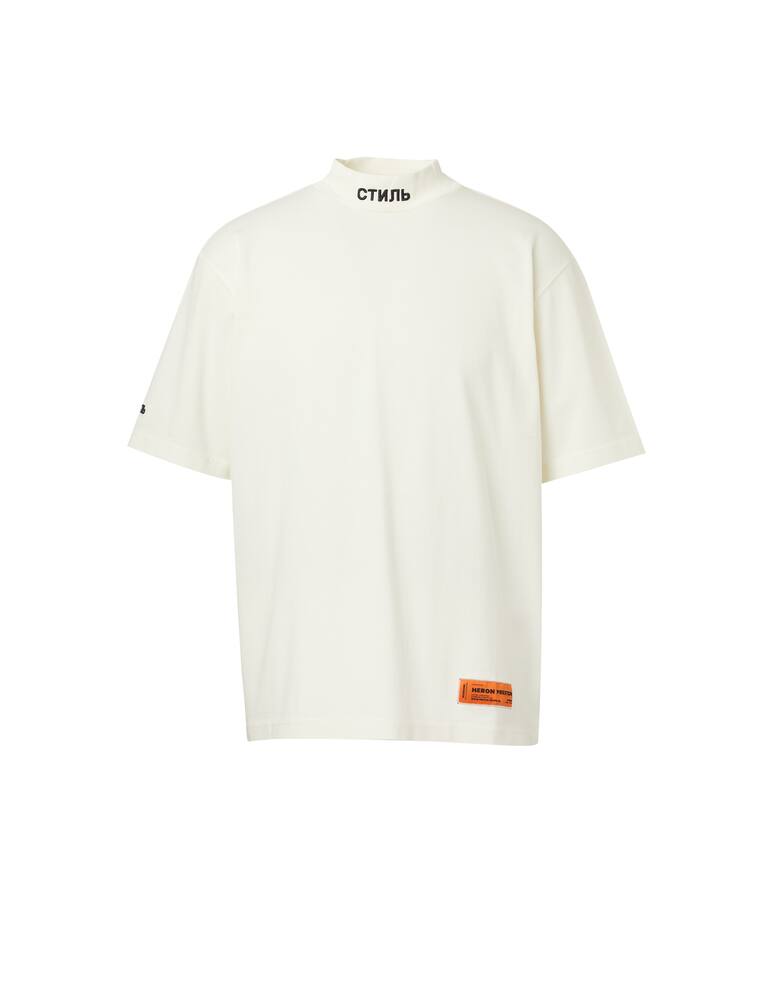rinascente Heron Preston Ss turtleneck logo tee - white