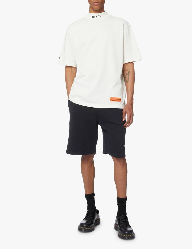 rinascente Heron Preston Ss turtleneck logo tee - white