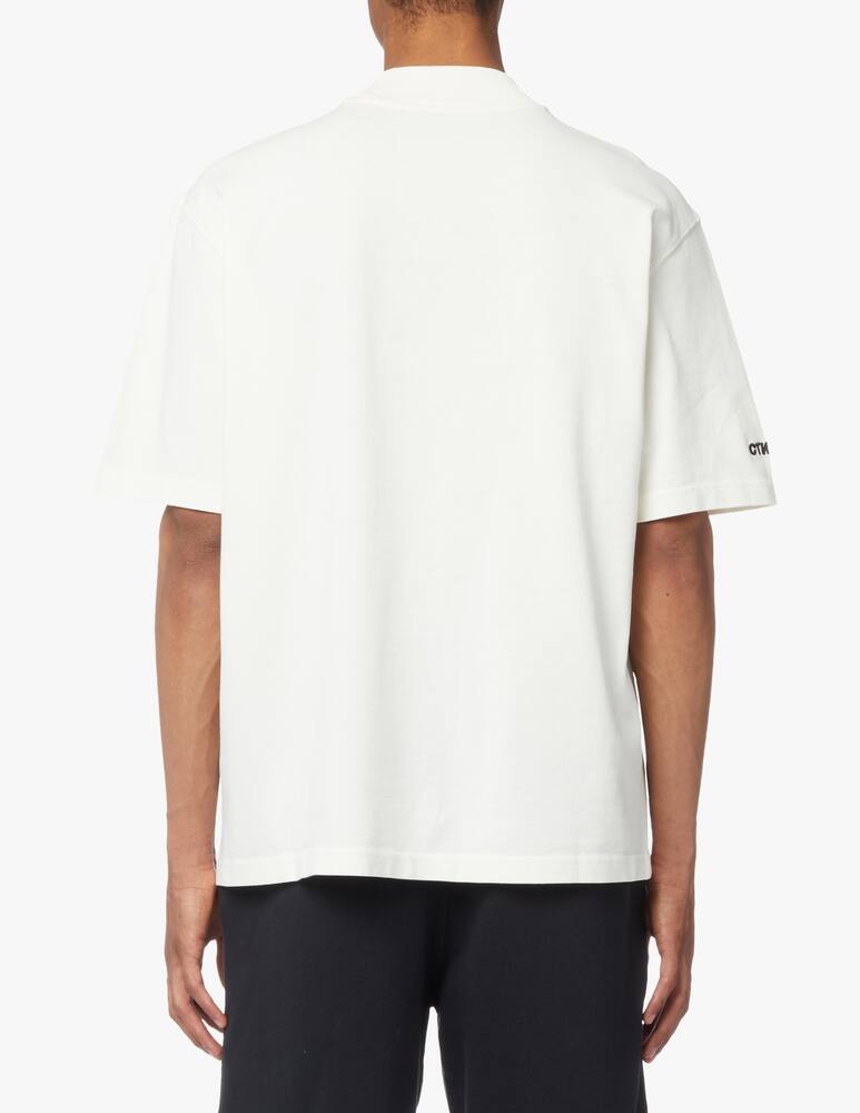 rinascente Heron Preston Ss turtleneck logo tee - white