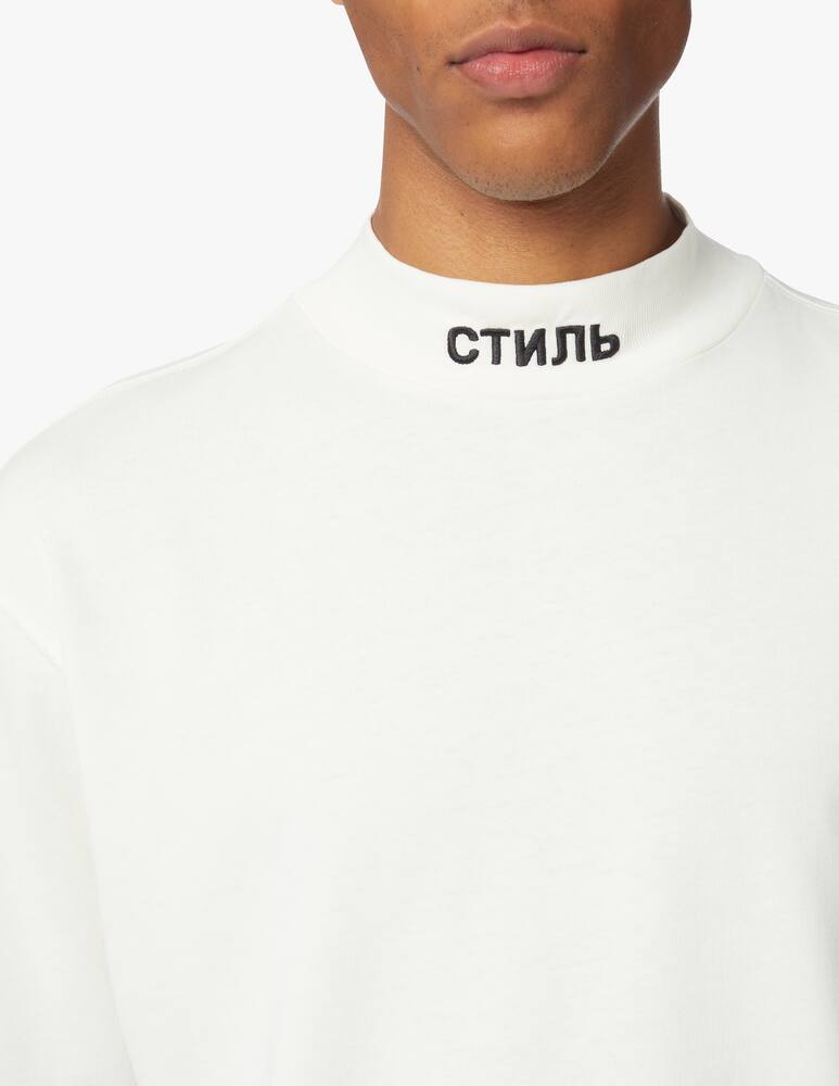 rinascente Heron Preston Ss turtleneck logo tee - white
