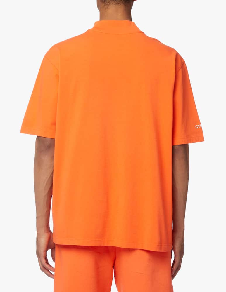 rinascente Heron Preston Ss turtleneck logo tee - orange