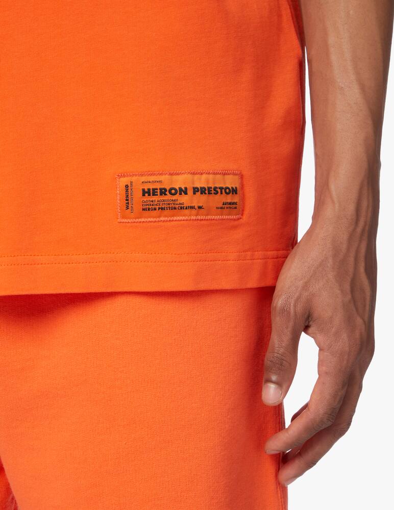 rinascente Heron Preston Ss turtleneck logo tee - orange