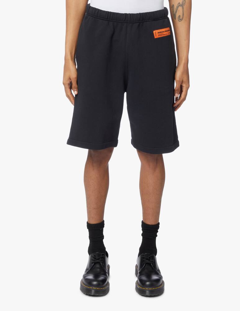 rinascente Heron Preston Short fleece logo - black